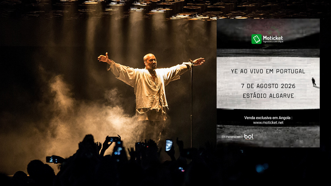 Angolanos já podem garantir bilhetes para ver Kanye West ao vivo em Portugal